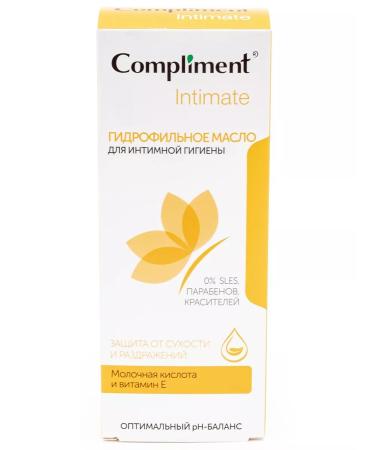 Compliment Hydrophilic oil for intimate hygiene 200ml - Buy Online on GoSupps.com