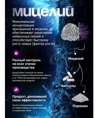 Angel Healthy Ezhovik Channel Mycelium capsule 700 mg 400 pcs - Buy Online on GoSupps.com