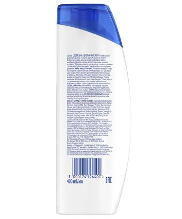 Head&Shoulders Hair shampoo against dandruff Citrus freshness 400ml - Buy Online on GoSupps.com