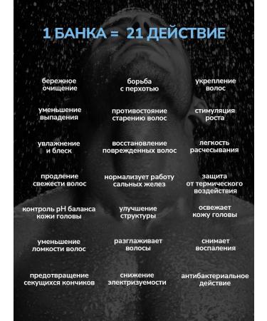 Y&B Male shampoo for hair from dandruff Professional - Buy Online on GoSupps.com