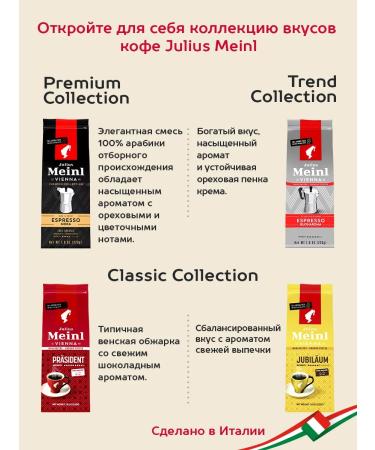 Julius Meinl Coffee ground president Prasident 220 g - Buy Online on GoSupps.com