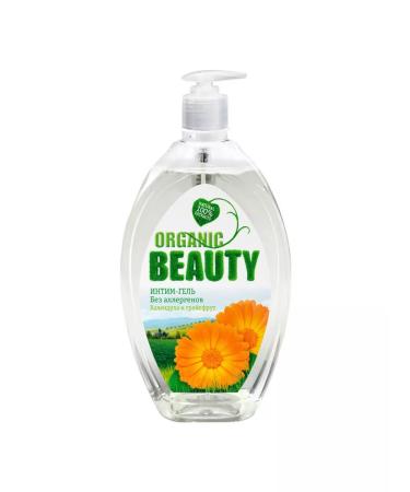 Organic Beauty Gel for intimate hygiene female calendula and graphite 500ml