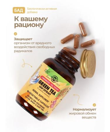 Solgar Extract of Green Tea # 60 - Buy Online on GoSupps.com