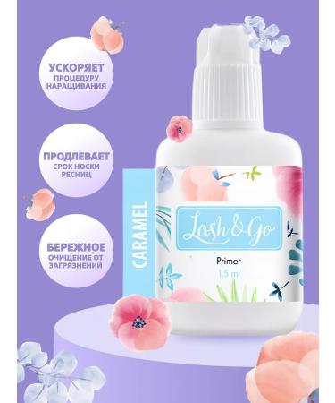 Lash&Go Primer for extension of Caramel eyelashes 15 ml - Buy Online on GoSupps.com
