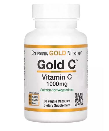 California Gold Nutrition Vitamin C Vitamin C 1000mg - Buy Online on GoSupps.com