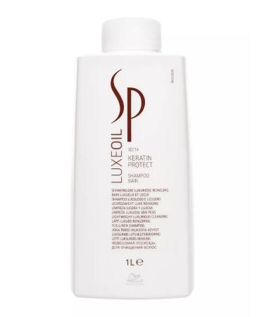 WELLA PROFESSIONALS SP luxeoil hair shampoo with keratin 1000 ml - Buy Online on GoSupps.com