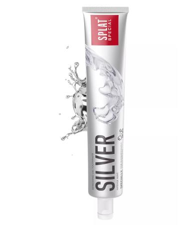 SPLAT Silver toothpaste antibacterial protection 75ml x 2pcs - Buy Online on GoSupps.com