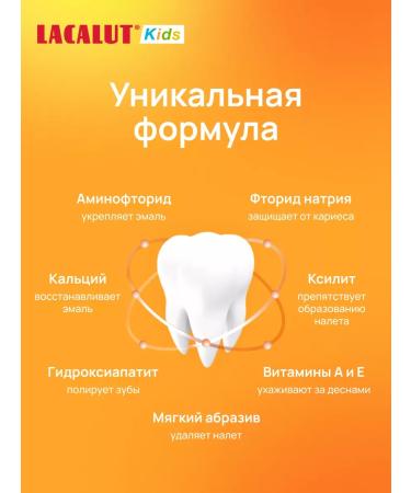 LACALUT Children's toothpaste with fluoride from plaque from 2 years 2 pcs - Buy Online on GoSupps.com