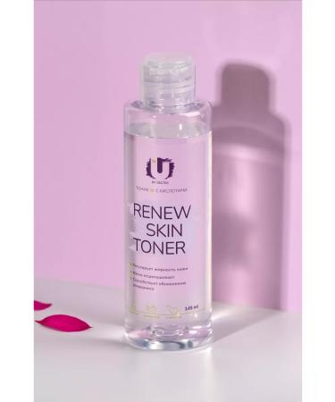 The U Face tonic with acids Renew Skin Toner 145 ml - Buy Online on GoSupps.com