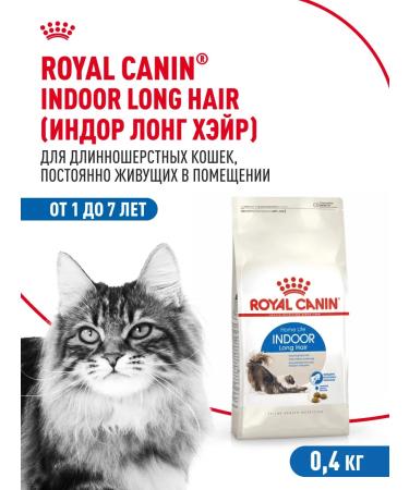 Royal Canin Dry food for long -haired cats Indoor Long Hair 400 g