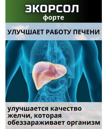 biolite Ekorsol Forte dietary supplement for the liver from opisthorchiasis choleretic - Buy Online on GoSupps.com
