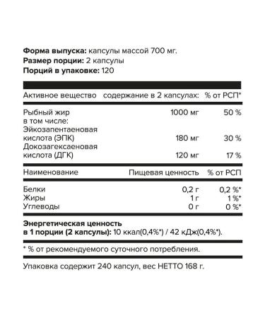 Yobaton Bad omega 3 vitamin Fish fat Omega 3 - Buy Online on GoSupps.com