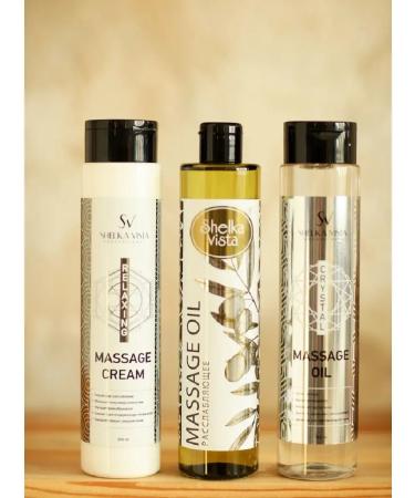 SHELKAVISTA Massage oil for the face and body 350 ml - Buy Online on GoSupps.com