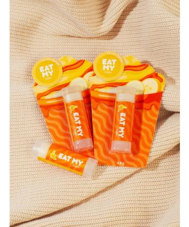 EAT MY Lip balm - hygienic lipstick "Banana Flambbe" - Buy Online on GoSupps.com