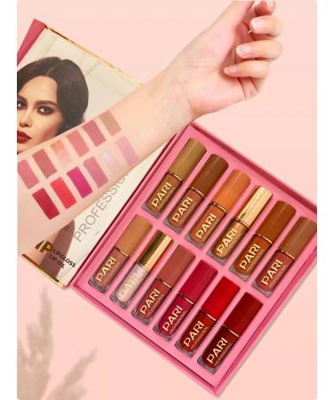 PARI PR Liquid matte lipstick 12 pieces - Buy Online on GoSupps.com