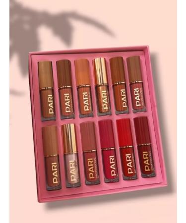PARI PR Liquid matte lipstick 12 pieces - Buy Online on GoSupps.com