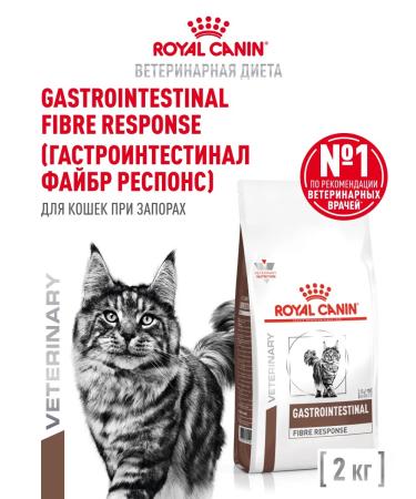Royal Canin Dry food for cats GastroinTestinal Fiber Response 2 kg