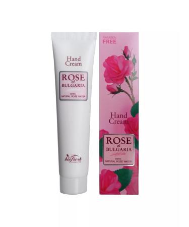 Rose of Bulgaria Moisturizing hand cream with almond oil 75ml - Buy Online on GoSupps.com