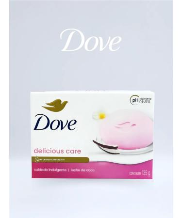 DOVE Soap hard toilet -lump coconut and jasmine set 6 pcs - Buy Online on GoSupps.com