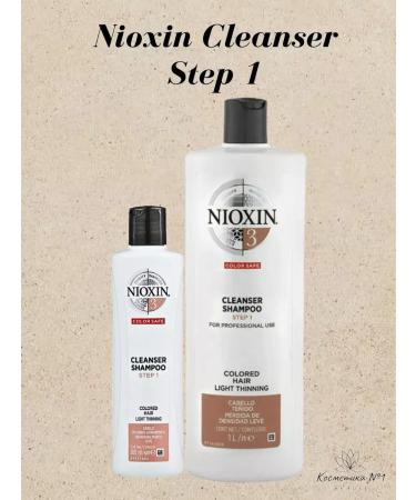 NIOXIN Hair shampoo cleansing system 3 1000 ml - Buy Online on GoSupps.com
