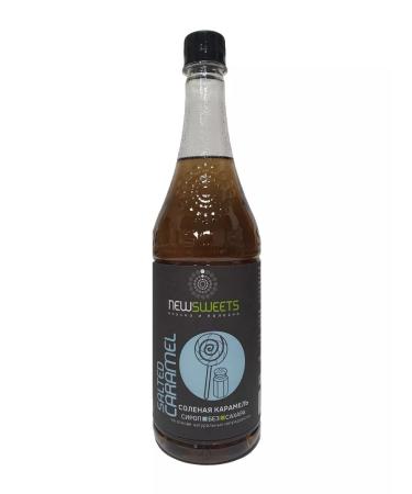 NewSweets Syrup for coffee without sugar salted caramel 1000 ml - Buy Online on GoSupps.com