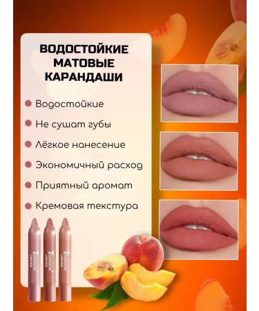 lip pencils Lipstick matte waterproof - Buy Online on GoSupps.com