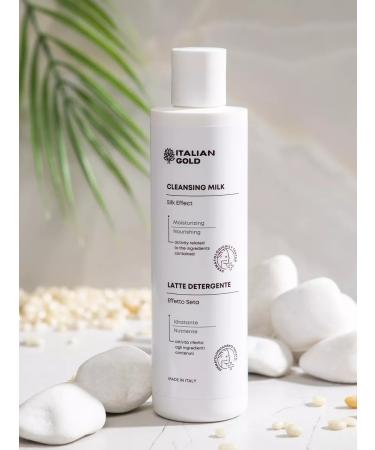 Italian Gold Cleansing milk with silk skin effect - Buy Online on GoSupps.com