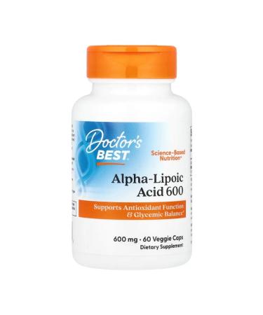 Alpha-lipoic acid 600 mg 60 capsules - Buy Online on GoSupps.com