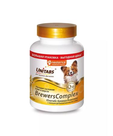 Unitabs Breverscomplex for small dogs 200 tab