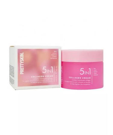 PrettySkin Moisturizing face cream with a collagen 5V1 - Buy Online on GoSupps.com