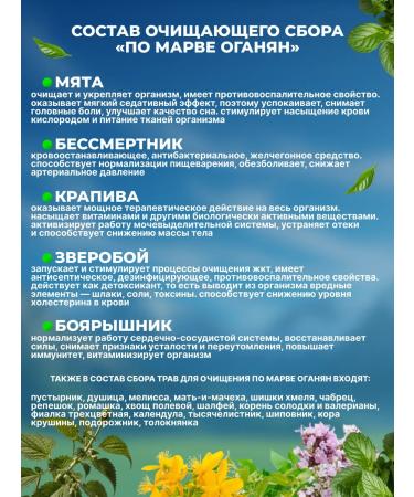 FitoContinent Cleaning collection "according to Marve Oganyan" herbal fees 100 g - Buy Online on GoSupps.com