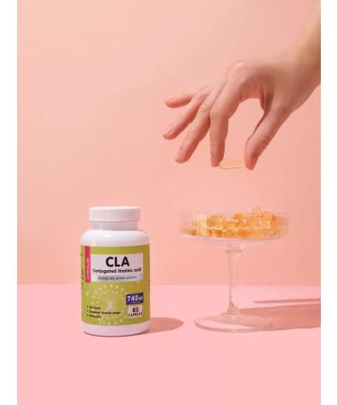 CHIKALAB CLA fat burner Conjugated linoleic acid 60pcs - Buy Online on GoSupps.com