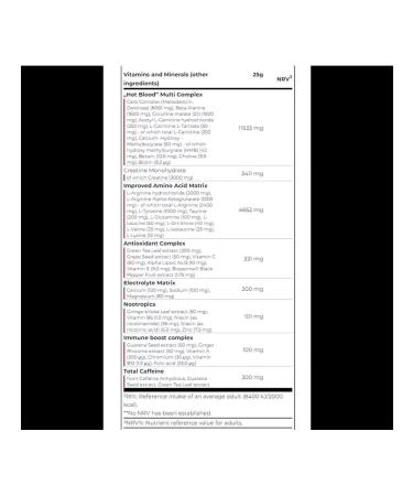 Scitec Nutrition Hot Blood Hardcore 375G - Buy Online on GoSupps.com