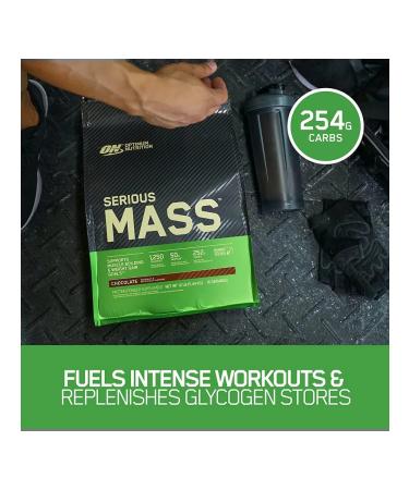 Optimum Nutrition Heiner Serious Mass 5440 g chocolate-peanut oil - Buy Online on GoSupps.com