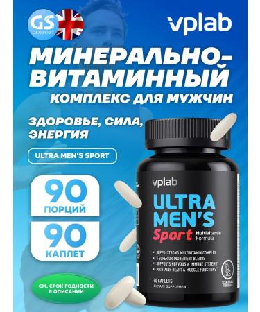 VP Laboratory Ultra men's vitamins vitamin-mineral complex 90 cap