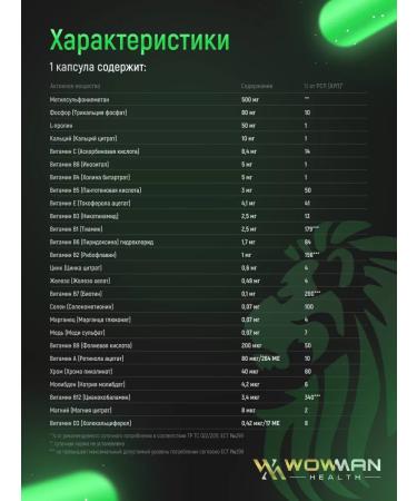 WowMan Vitamins for hair skin and nails Skin Hair Nails - Buy Online on GoSupps.com