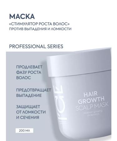 ICE PROFESSIONAL by NATURA SIBERICA Hair growth mask Warming professional Growth