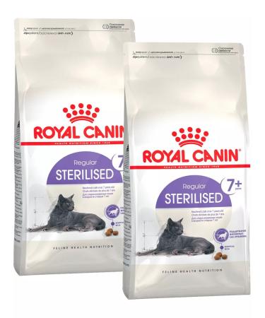 ROYAL CANIN Sterilized 7+ food of elderly sterilized cats 1.5 kg 2 pcs - Buy Online on GoSupps.com