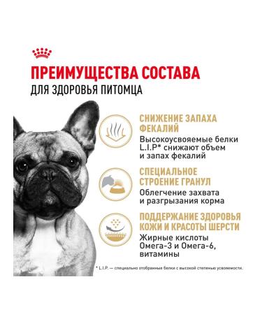 ROYAL CANIN Dry French Bulldog Feed for dogs Bulldog 3 kg 2 pcs - Buy Online on GoSupps.com
