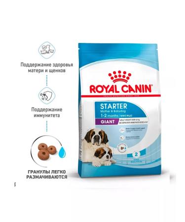ROYAL CANIN Dry food Giant Starter for puppies of large rocks 4 kg 2 pcs - Buy Online on GoSupps.com