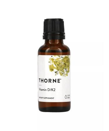 Thorne Research Vitamin D3+K2 - Vitamin D3+K2