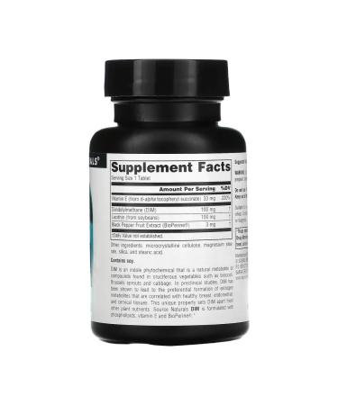 Source Naturals DIM (Diindolinmetan) 100 mg 60 tablets - Buy Online on GoSupps.com