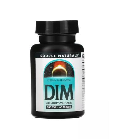 Source Naturals DIM (Diindolinmetan) 100 mg 60 tablets - Buy Online on GoSupps.com