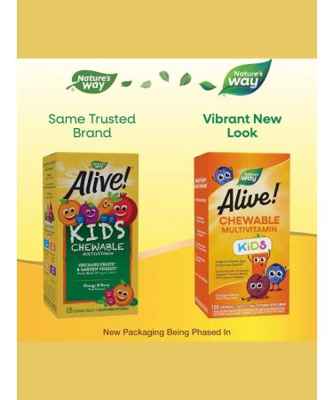 Nature's Way Children's complex Alive! KIDS 120 tablets - Buy Online on GoSupps.com