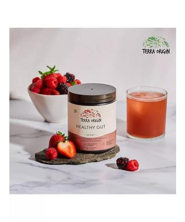 Terra origin Healthy GUT additive berry taste 243 g - Buy Online on GoSupps.com
