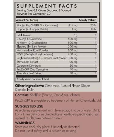 Terra origin Healthy GUT additive berry taste 243 g - Buy Online on GoSupps.com