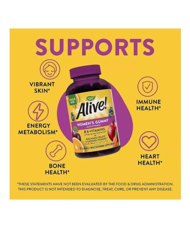 Nature's Way Multivitamins for women Alive! 130 sweets - Buy Online on GoSupps.com