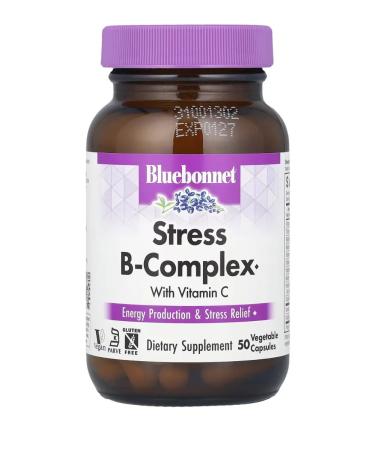 Bluebonnet Nutrition Vitamins Stress B-complex 50 capsules
