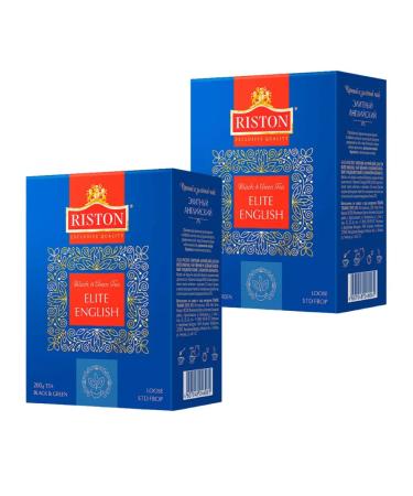 Tea black leaf riston elites 200 grams 2 pieces