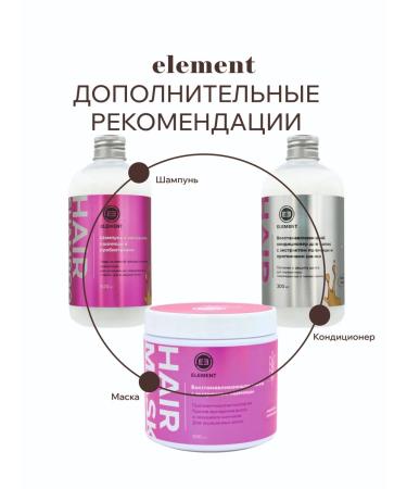 ELEMENT-beauty Shampoo with probiotics for dyed and damaged hair - Buy Online on GoSupps.com